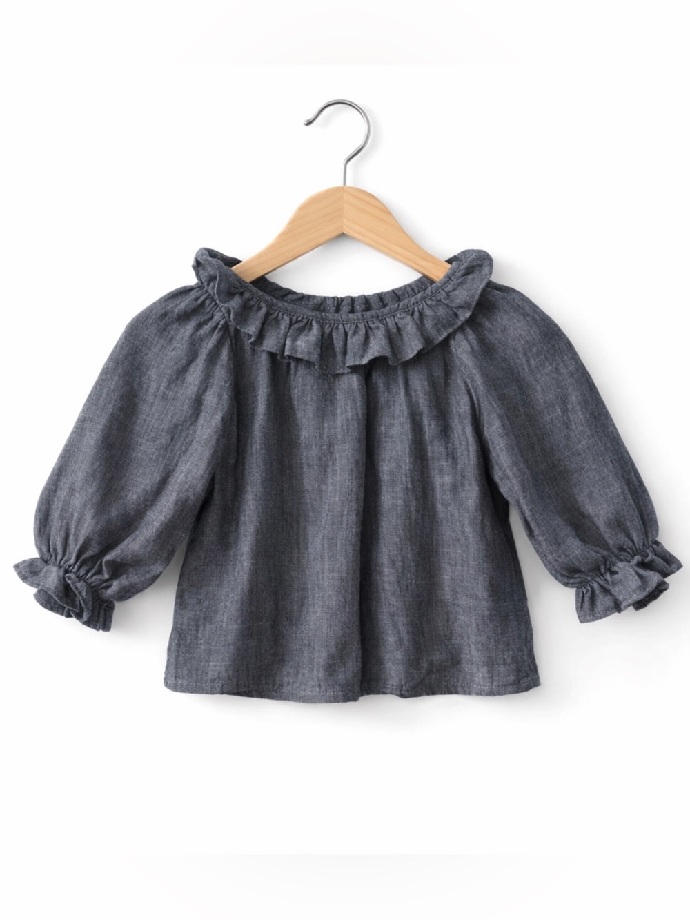 5/$15 Babidu Lightweight Blouse Size 1 Month